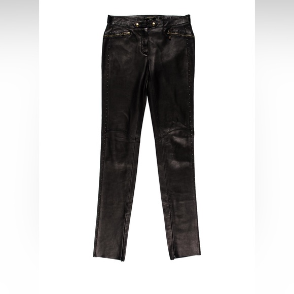 Roberto Cavalli Soft Leather Pants - Size XS